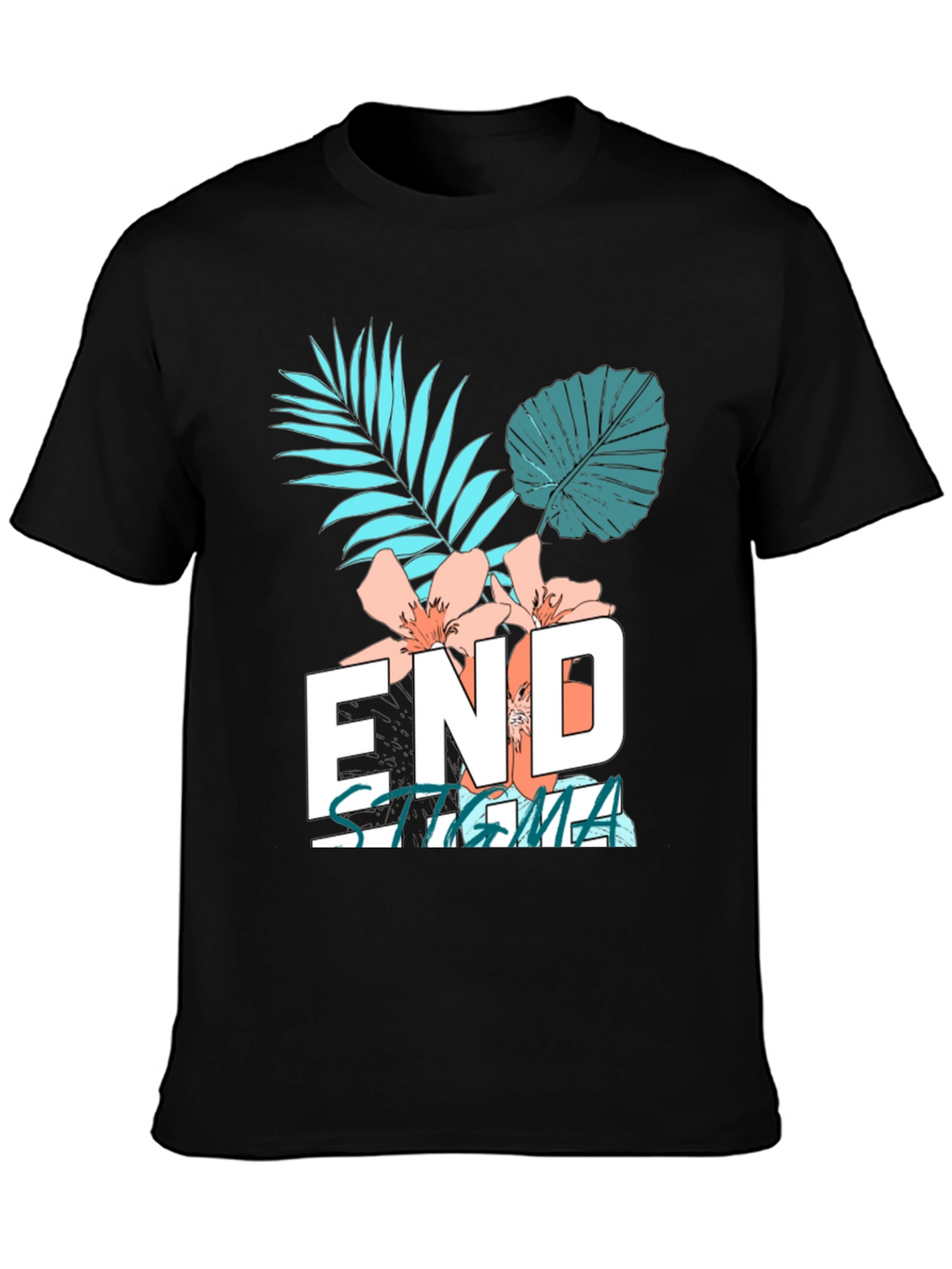 End Stigma Graphic Tee - Black