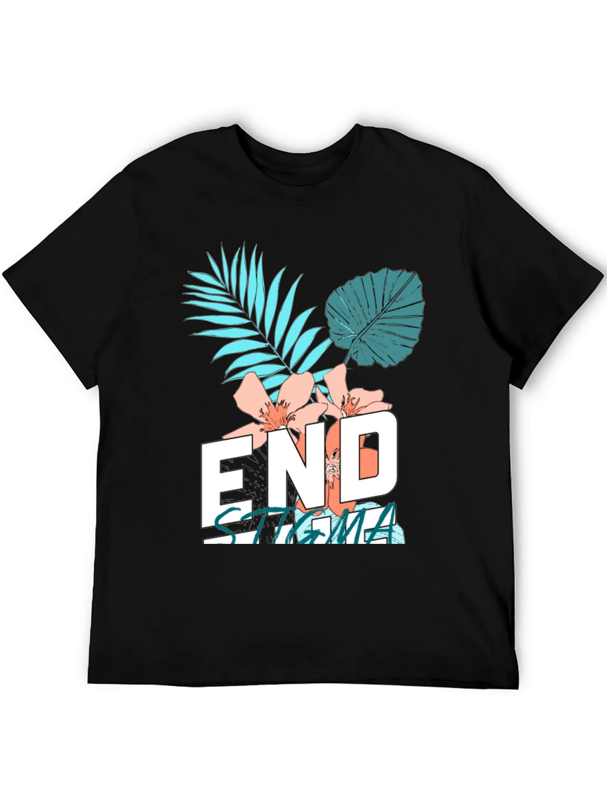 End Stigma Graphic Tee - Black