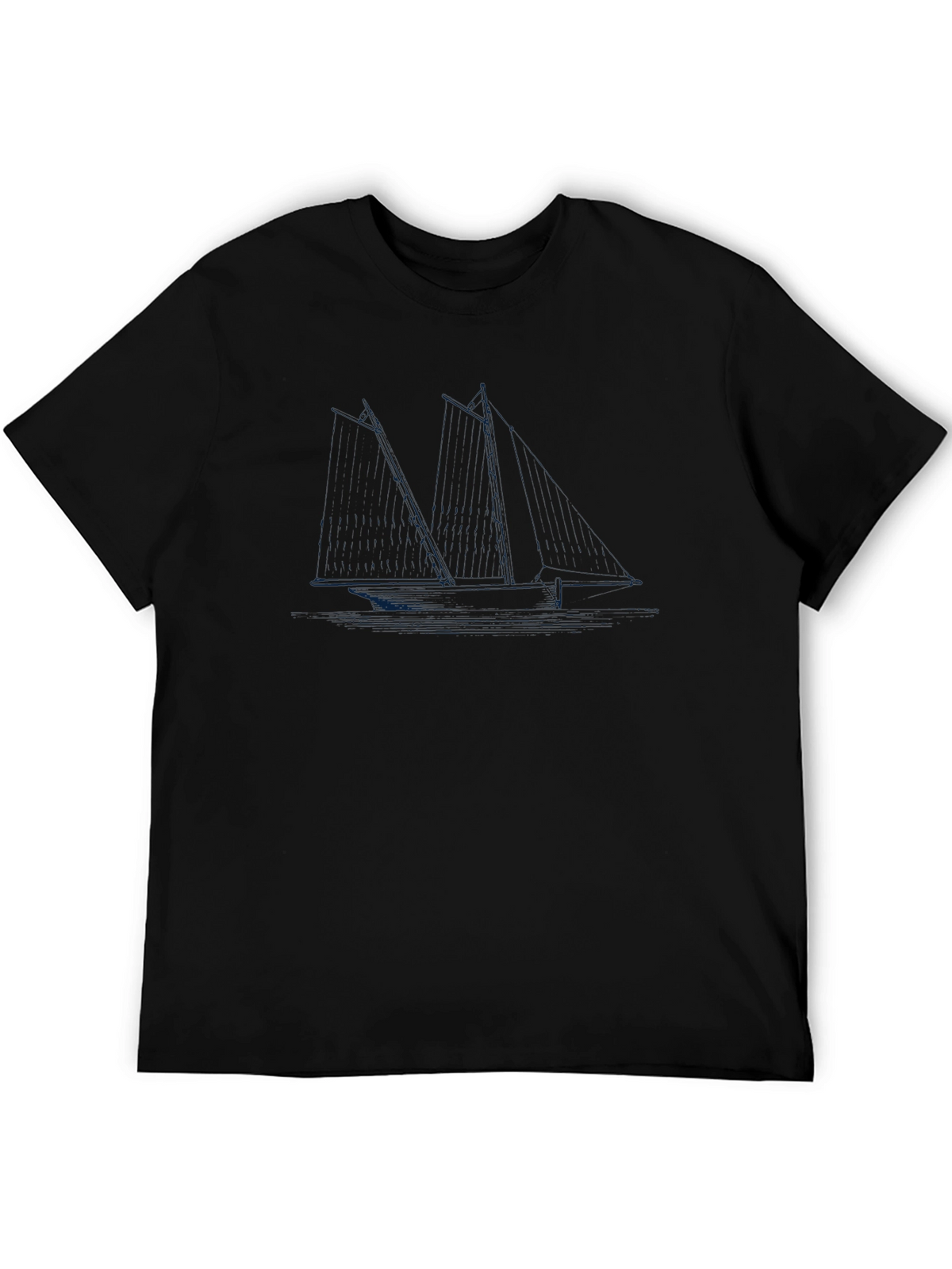 Abstract Sailing T-Shirt - Modern Graphic Tee