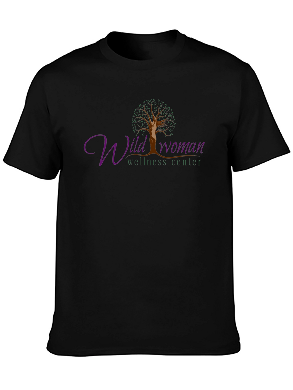 Wild Woman Wellness Center T-Shirt - Black