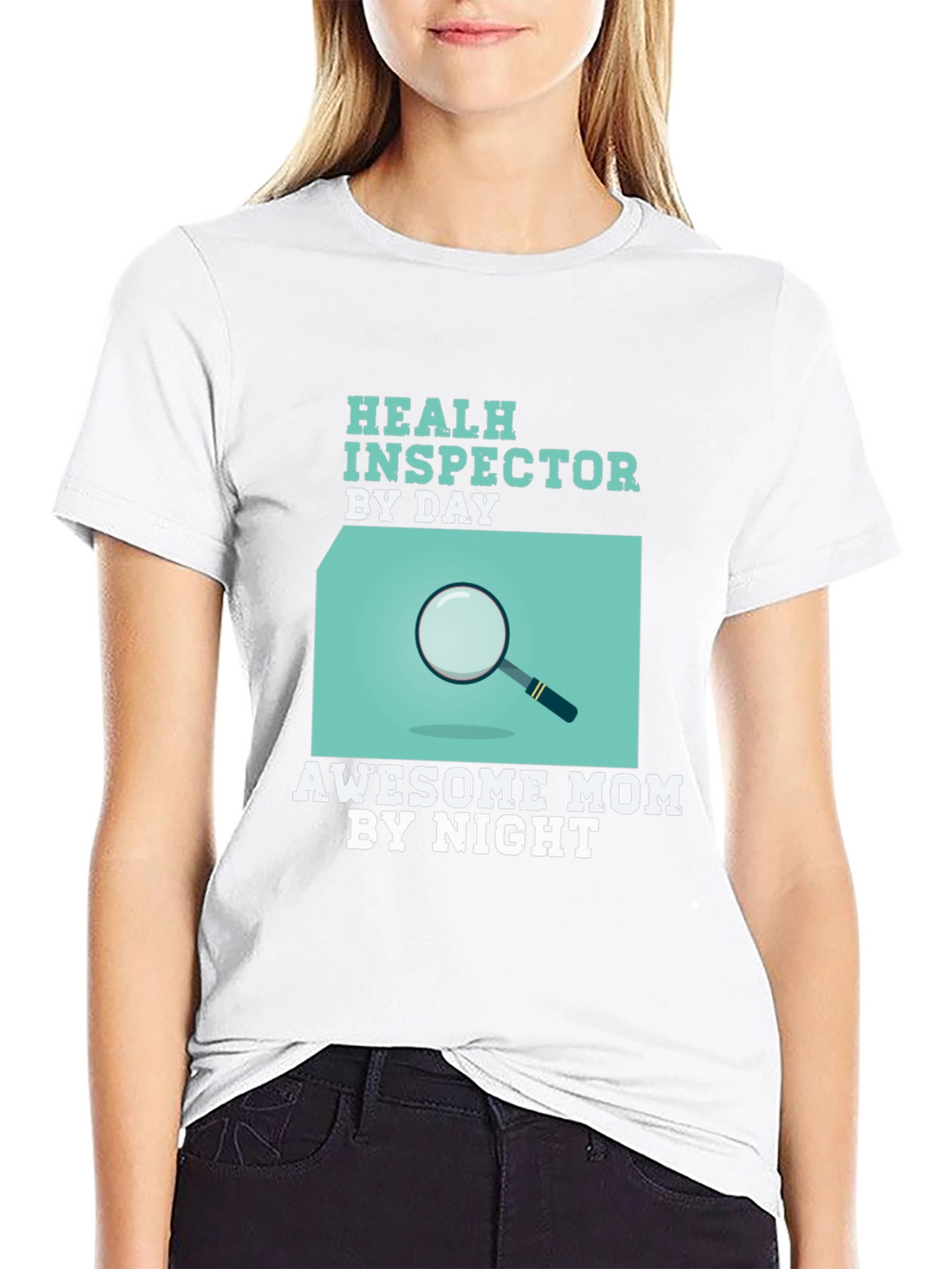 Health Inspector Mom T-Shirt - Black