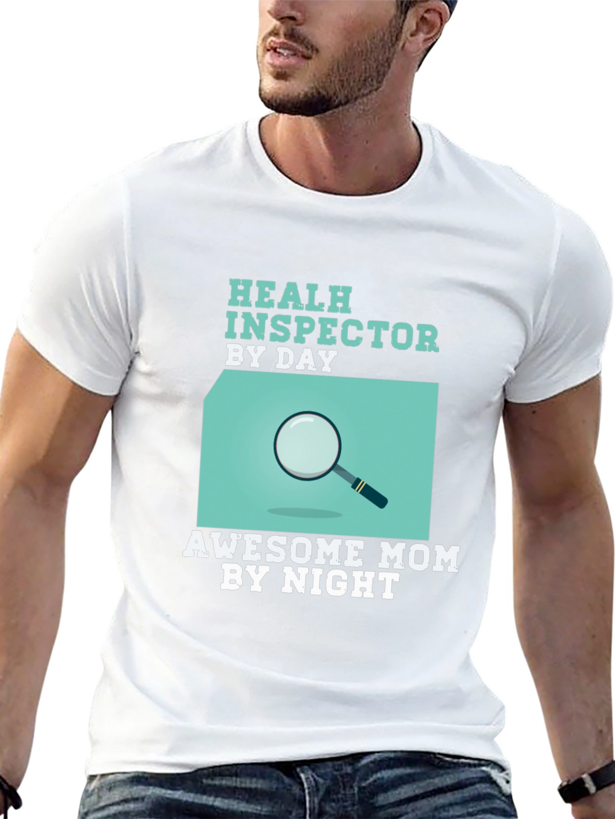 Health Inspector Mom T-Shirt - Black