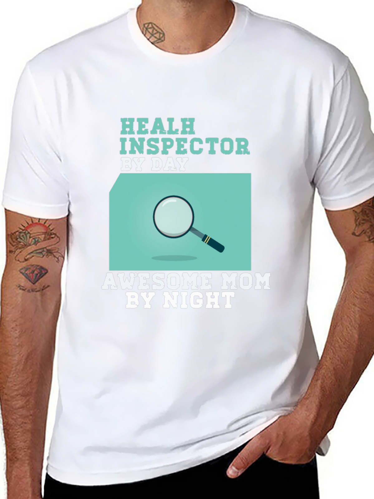 Health Inspector Mom T-Shirt - Black