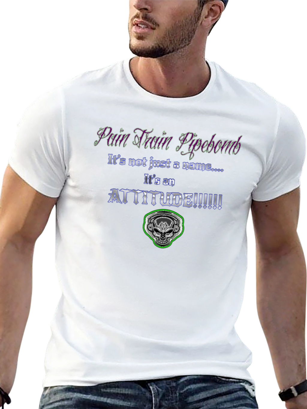 Pain Train Pipebomb Attitude Graphic Tee