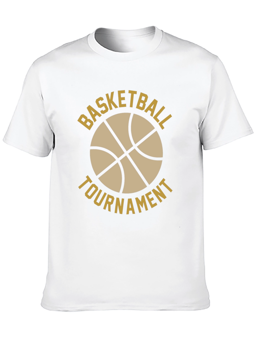 Basketball Tournament Graphic T-Shirt - Black