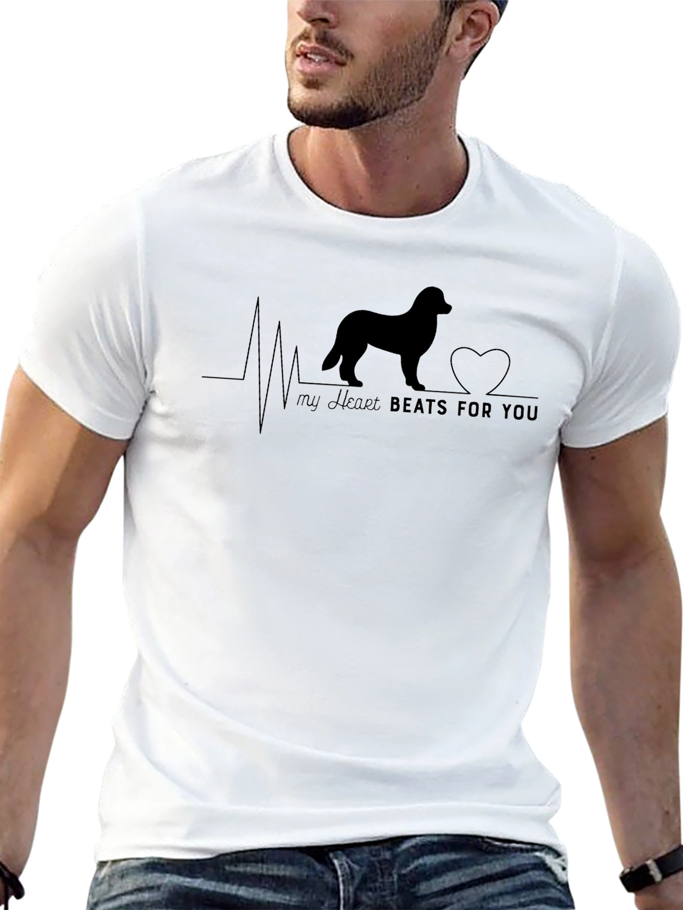 Dog Lovers Heartbeat T-Shirt