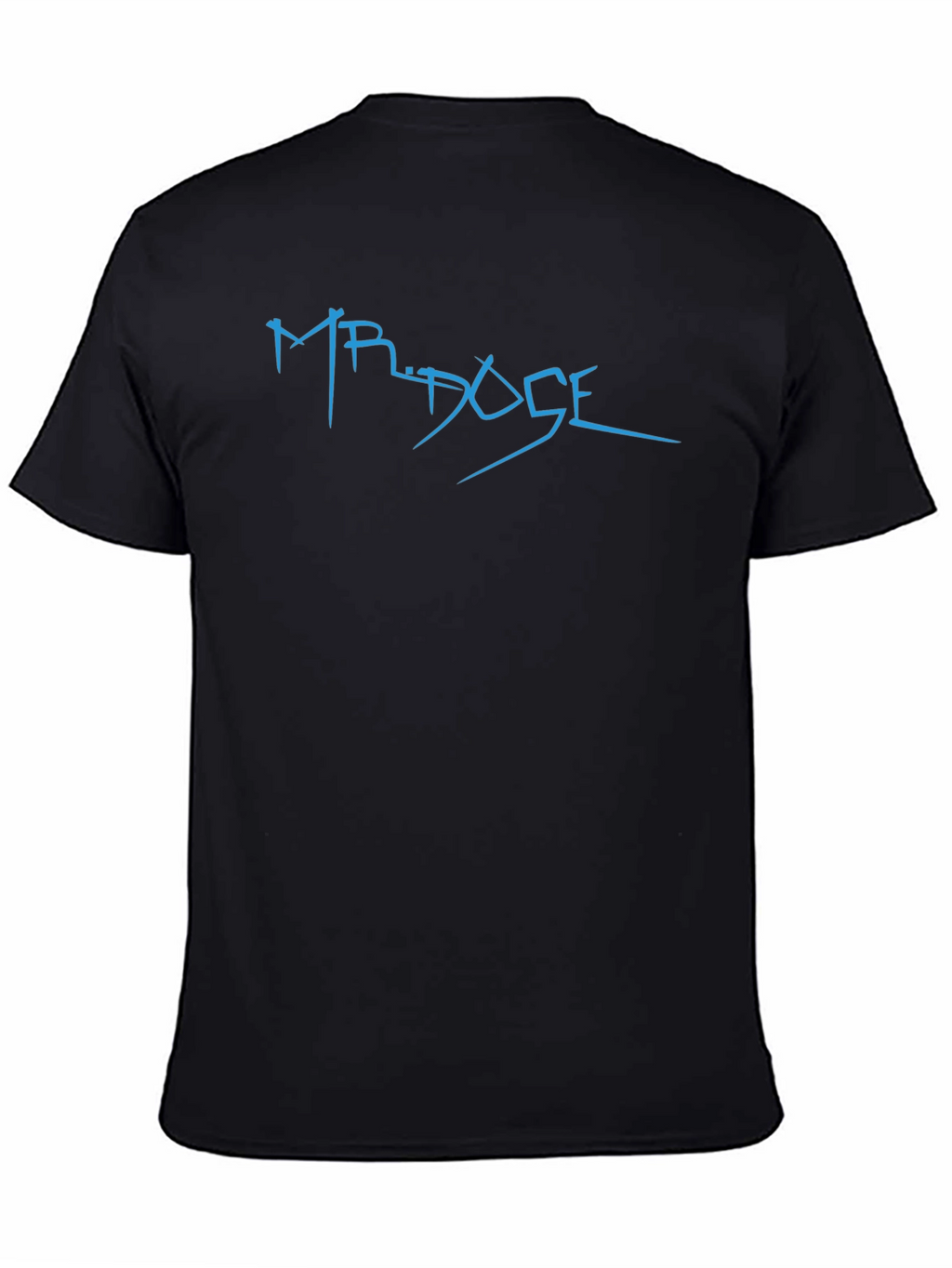 MR. DOSE Graphic Black T-Shirt - Stylish Casual Wear