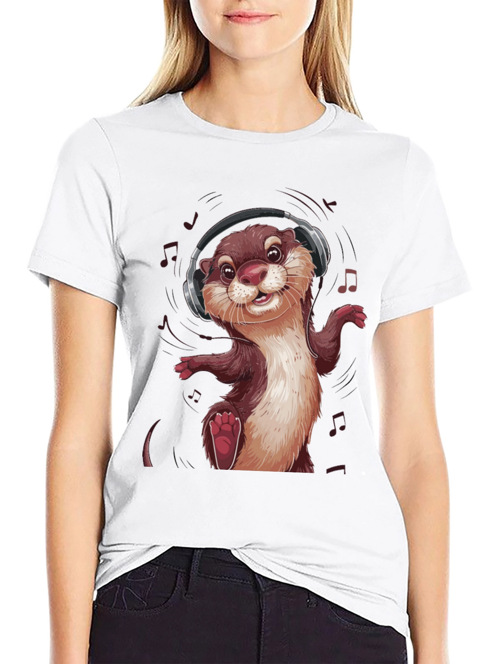Cool Otter DJ Graphic Tee