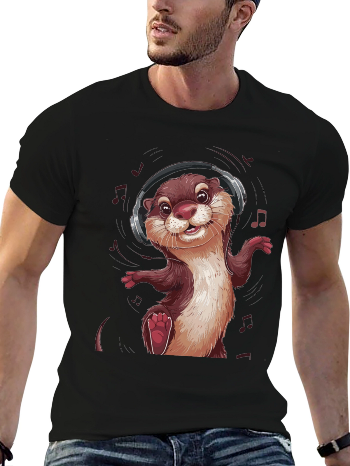 Cool Otter DJ Graphic Tee