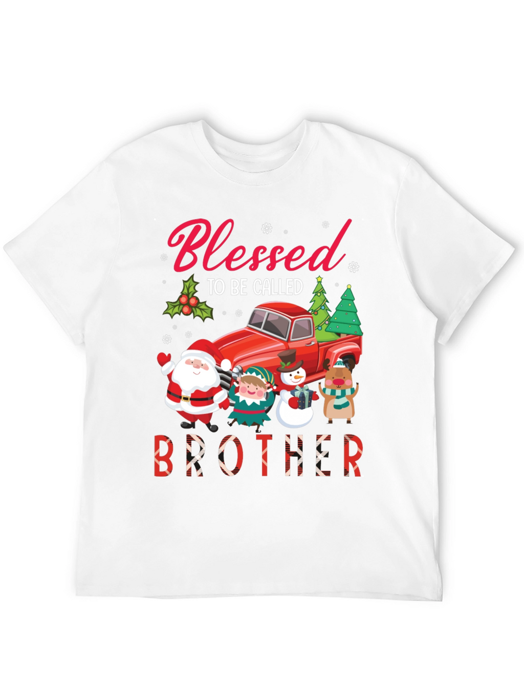 Blessed Brother Christmas Holiday T-Shirt
