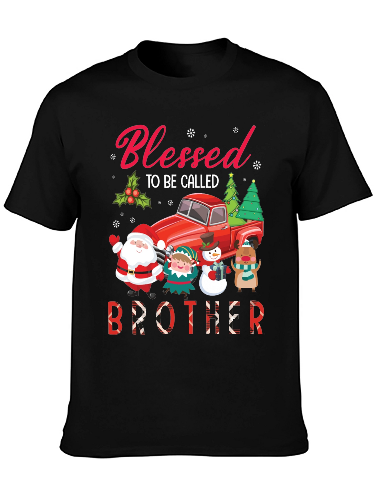 Blessed Brother Christmas Holiday T-Shirt
