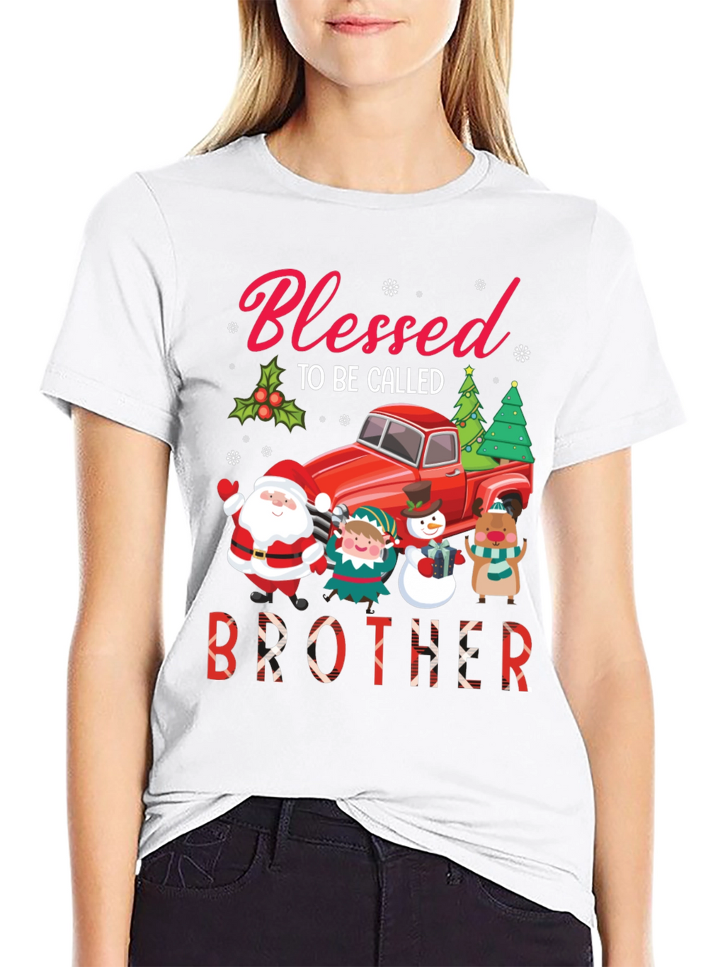 Blessed Brother Christmas Holiday T-Shirt