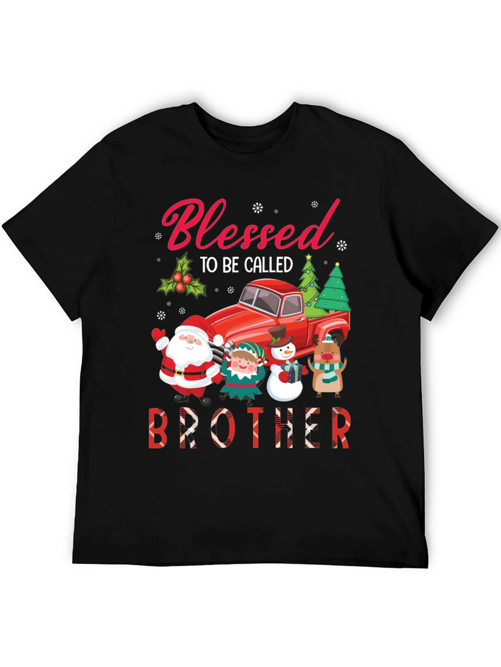 Blessed Brother Christmas Holiday T-Shirt