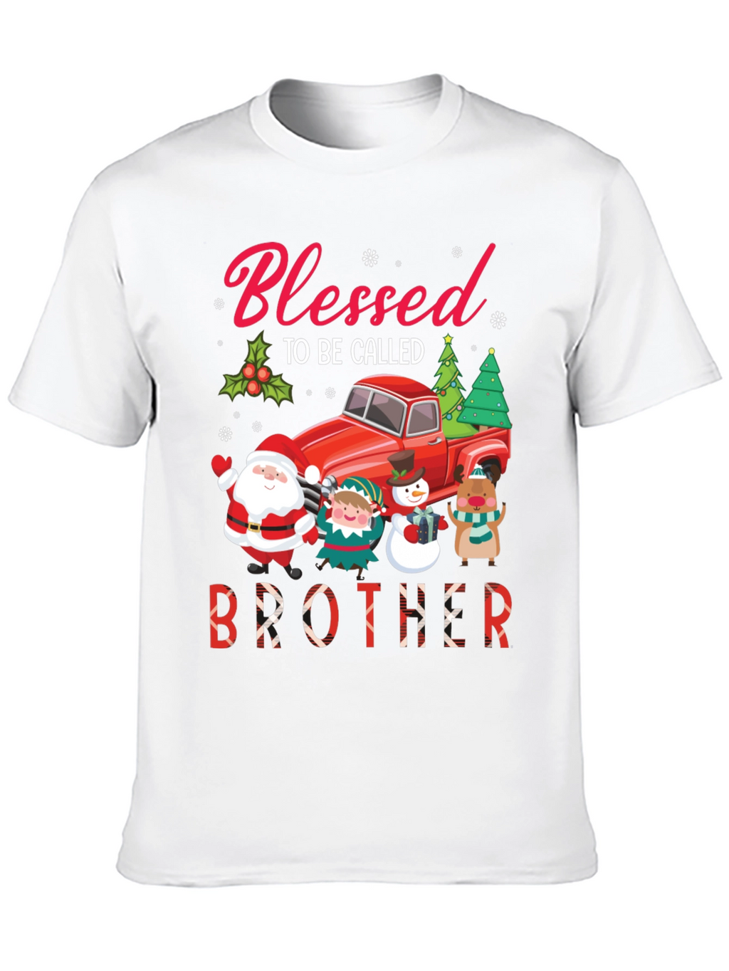 Blessed Brother Christmas Holiday T-Shirt