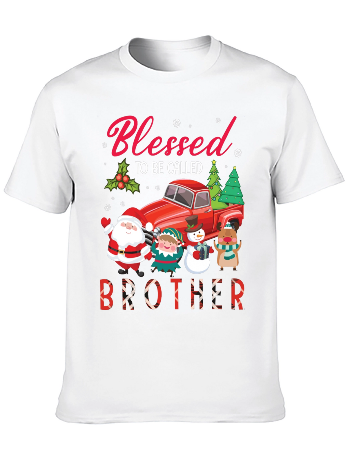 Blessed Brother Christmas Holiday T-Shirt
