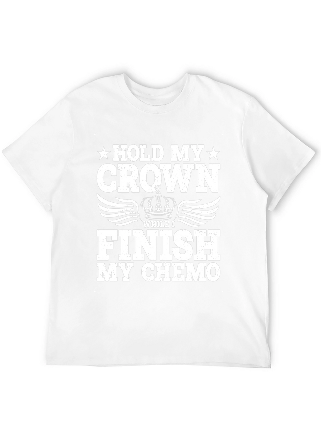Hold My Crown Chemo T-Shirt - Cancer Support