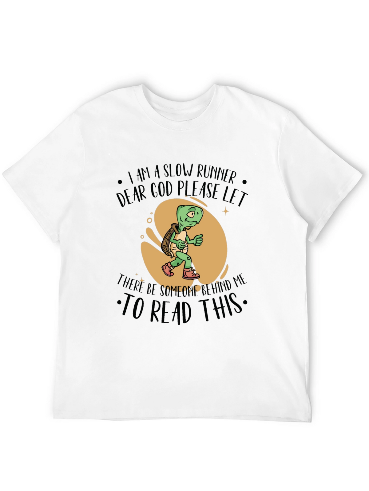 Slow Runner Turtle Graphic T-Shirt