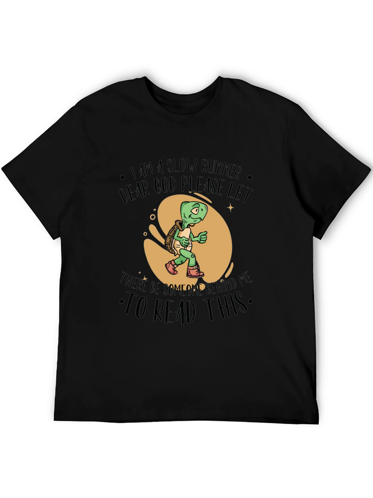 Slow Runner Turtle Graphic T-Shirt