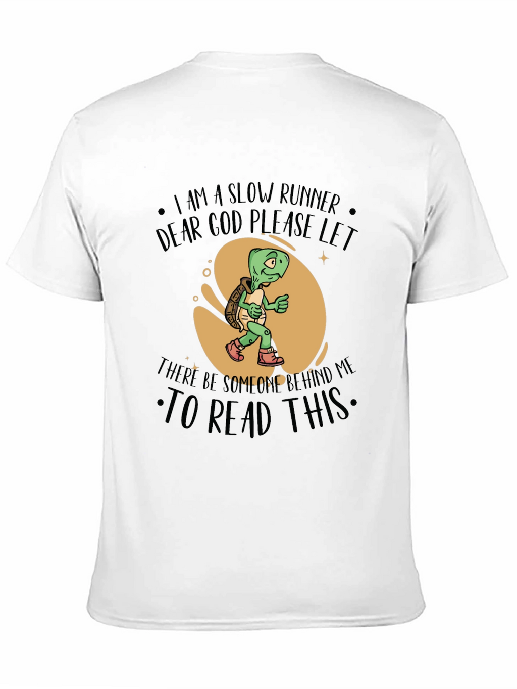 Slow Runner Turtle Graphic T-Shirt