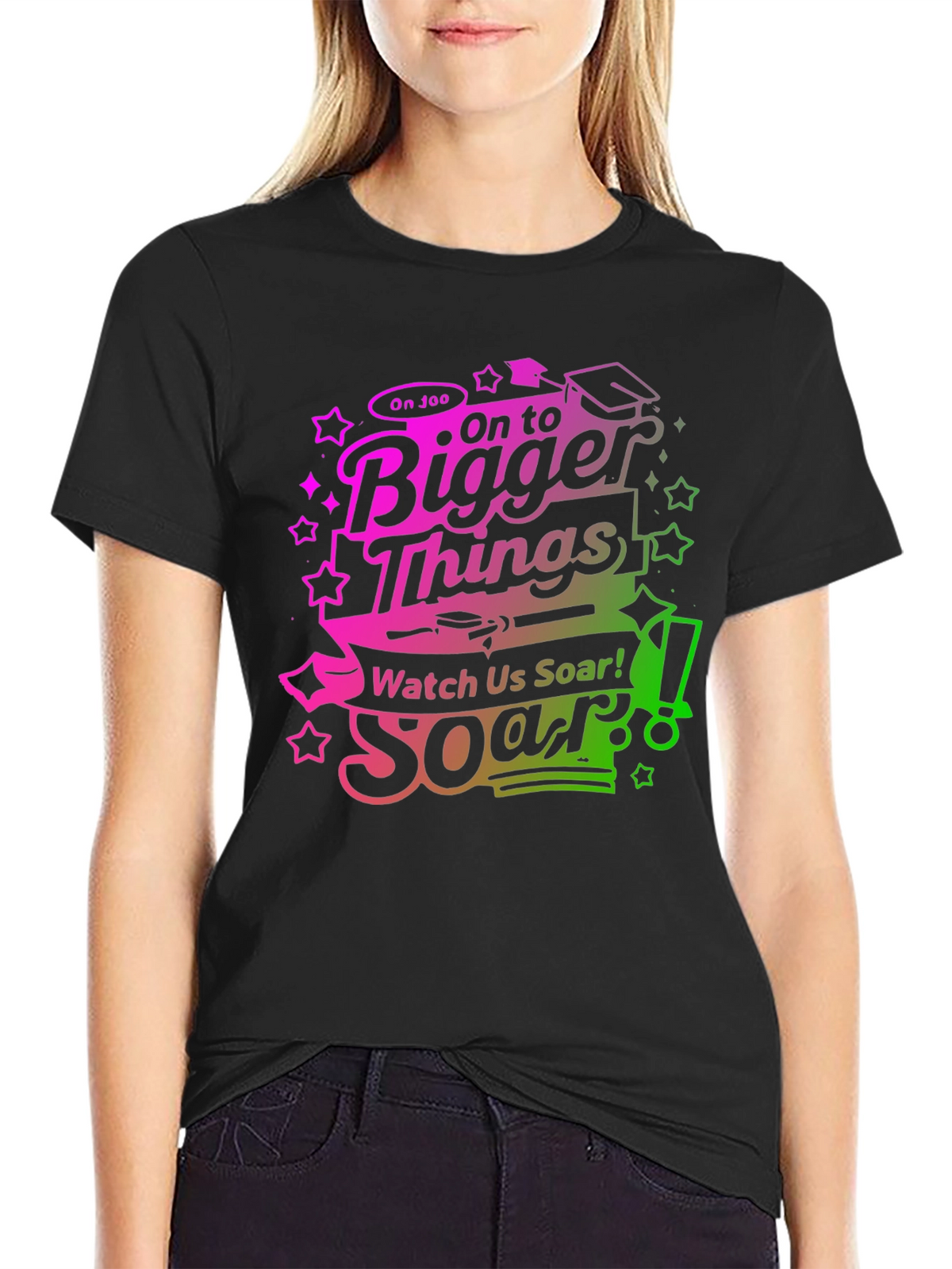 On To Bigger Things Graduation T-Shirt