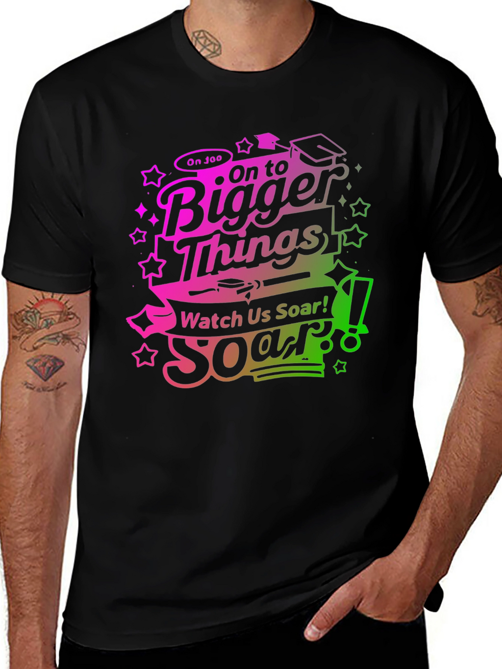 On To Bigger Things Graduation T-Shirt