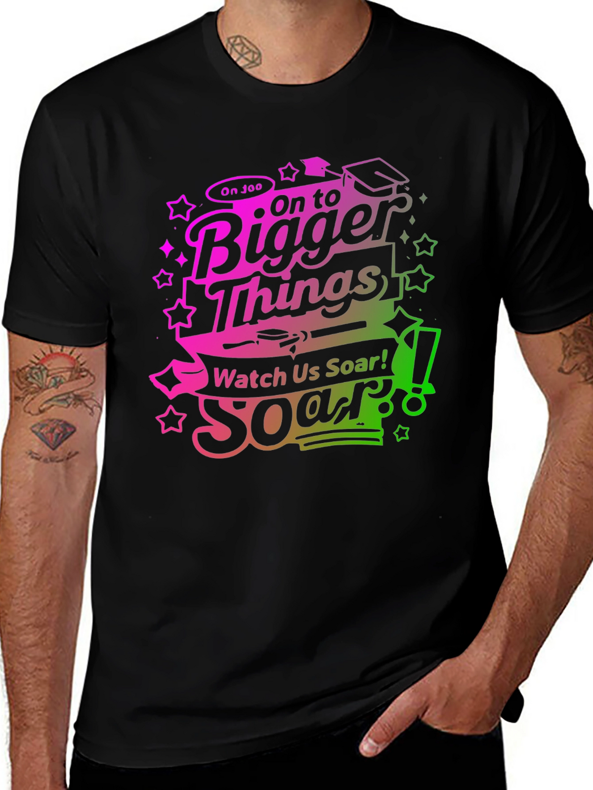 On To Bigger Things Graduation T-Shirt