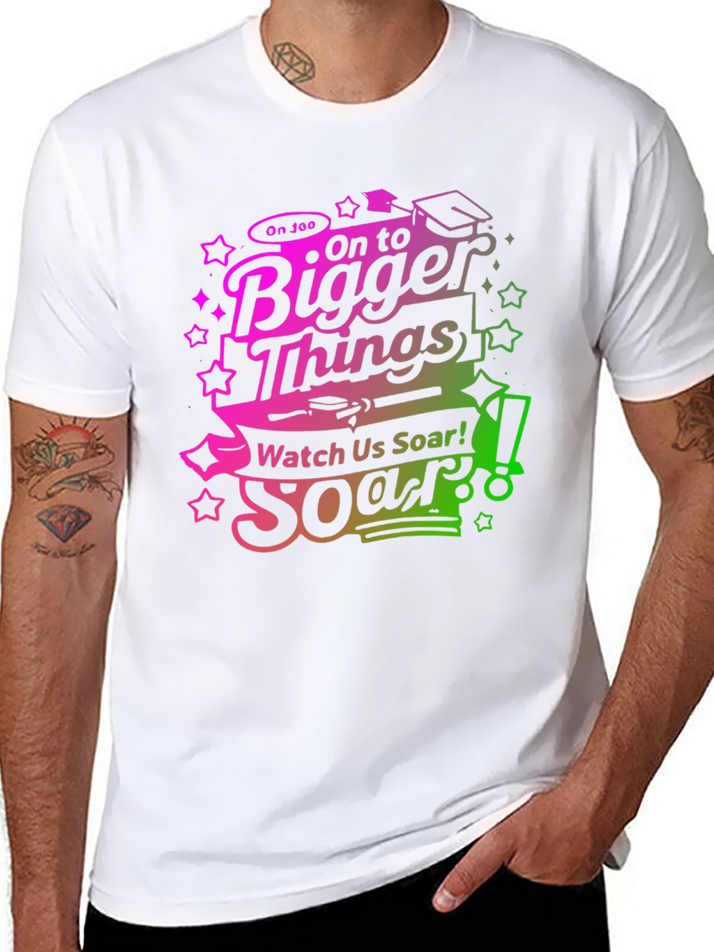 On To Bigger Things Graduation T-Shirt