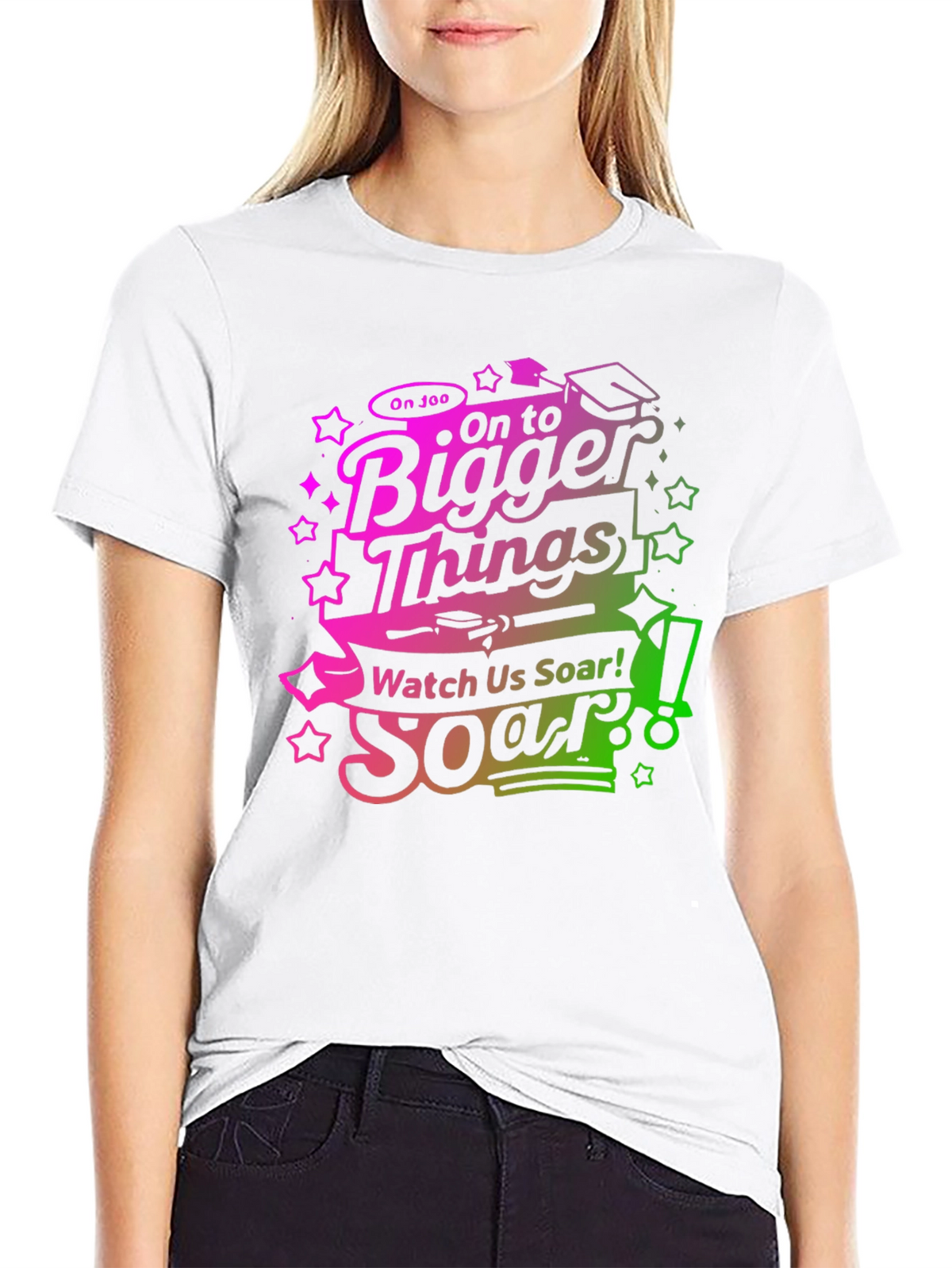 On To Bigger Things Graduation T-Shirt