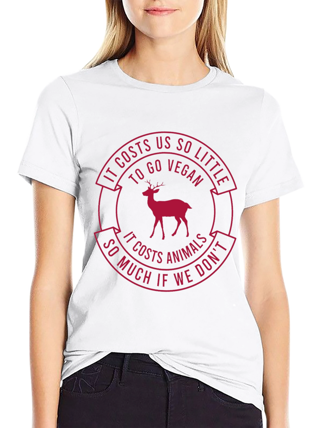 Vegan T-Shirt: Costs Us So Little - Protect Animals