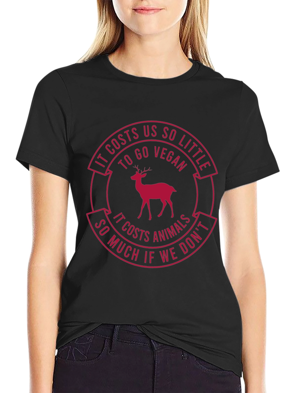 Vegan T-Shirt: Costs Us So Little - Protect Animals