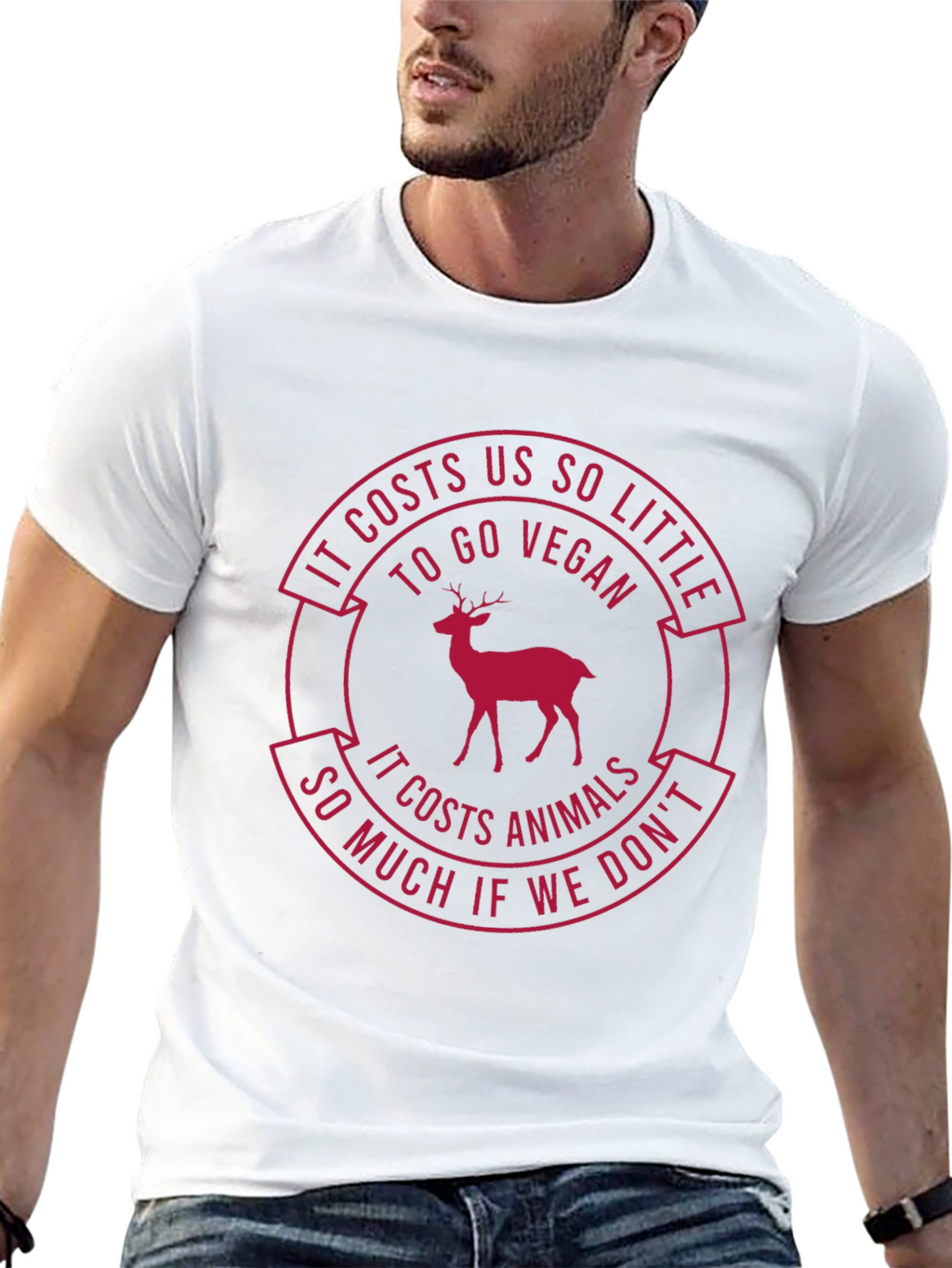 Vegan T-Shirt: Costs Us So Little - Protect Animals