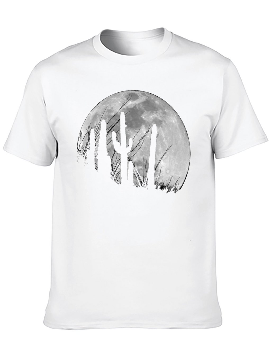 Cactus Moon Black T-Shirt