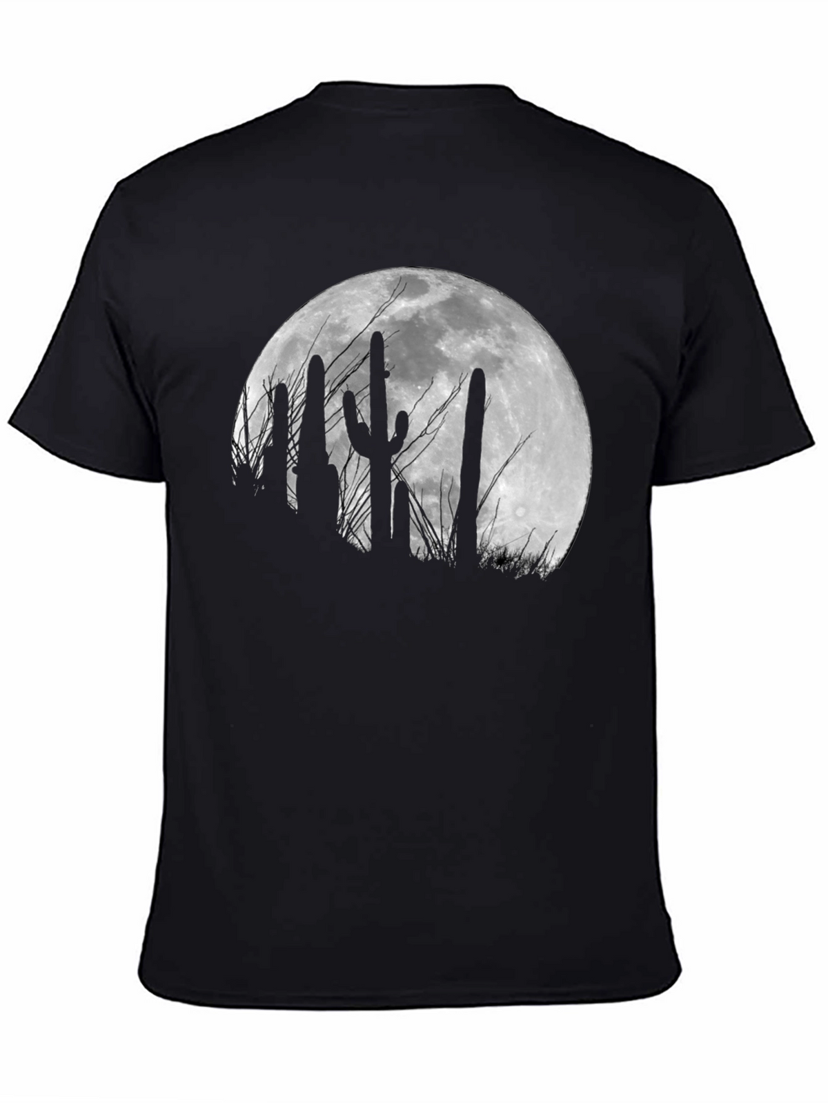 Cactus Moon Black T-Shirt