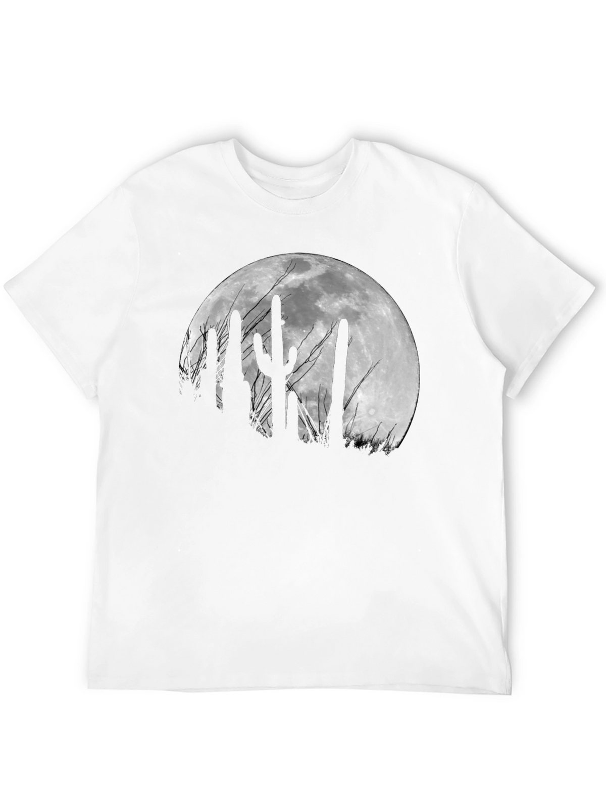 Cactus Moon Black T-Shirt