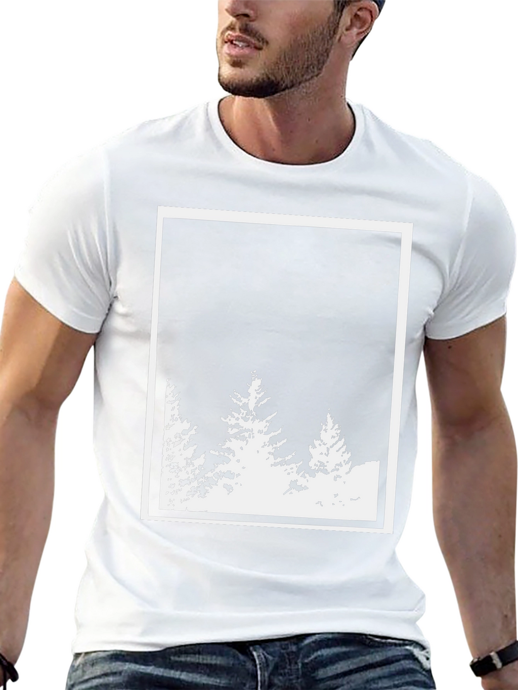Black Forest T-Shirt - Modern Graphic Tee
