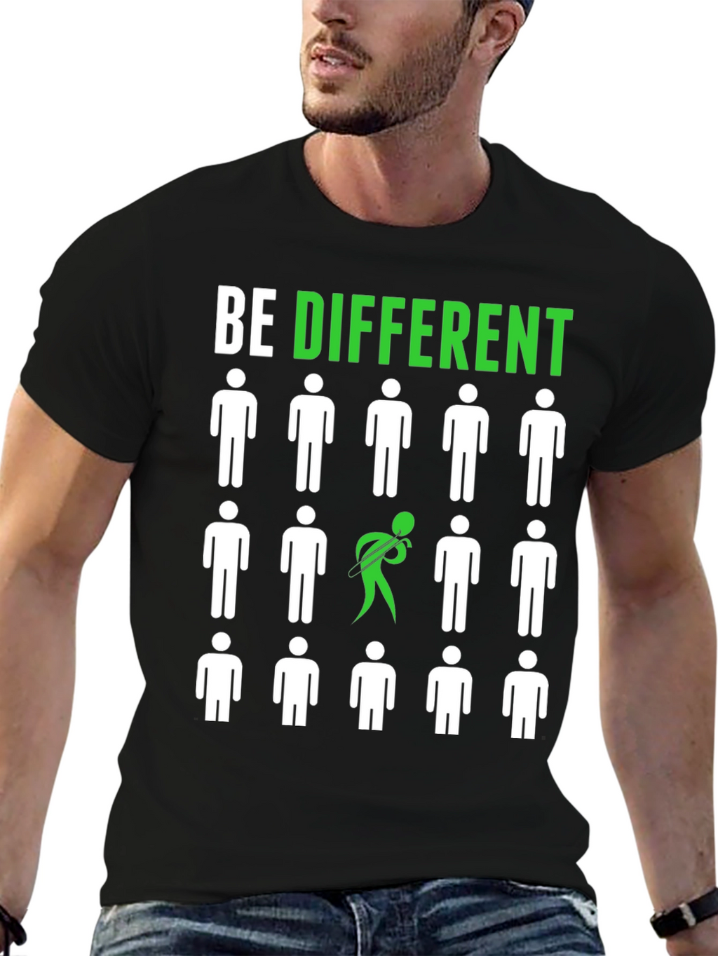 Be Different Graphic T-Shirt - Unique Design