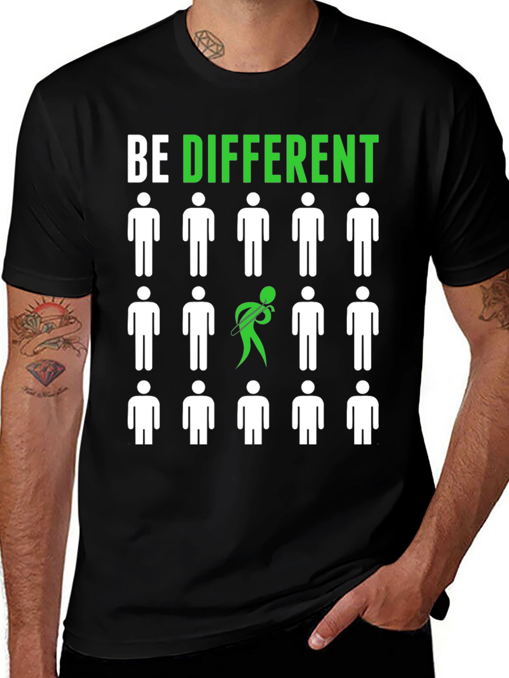 Be Different Graphic T-Shirt - Unique Design