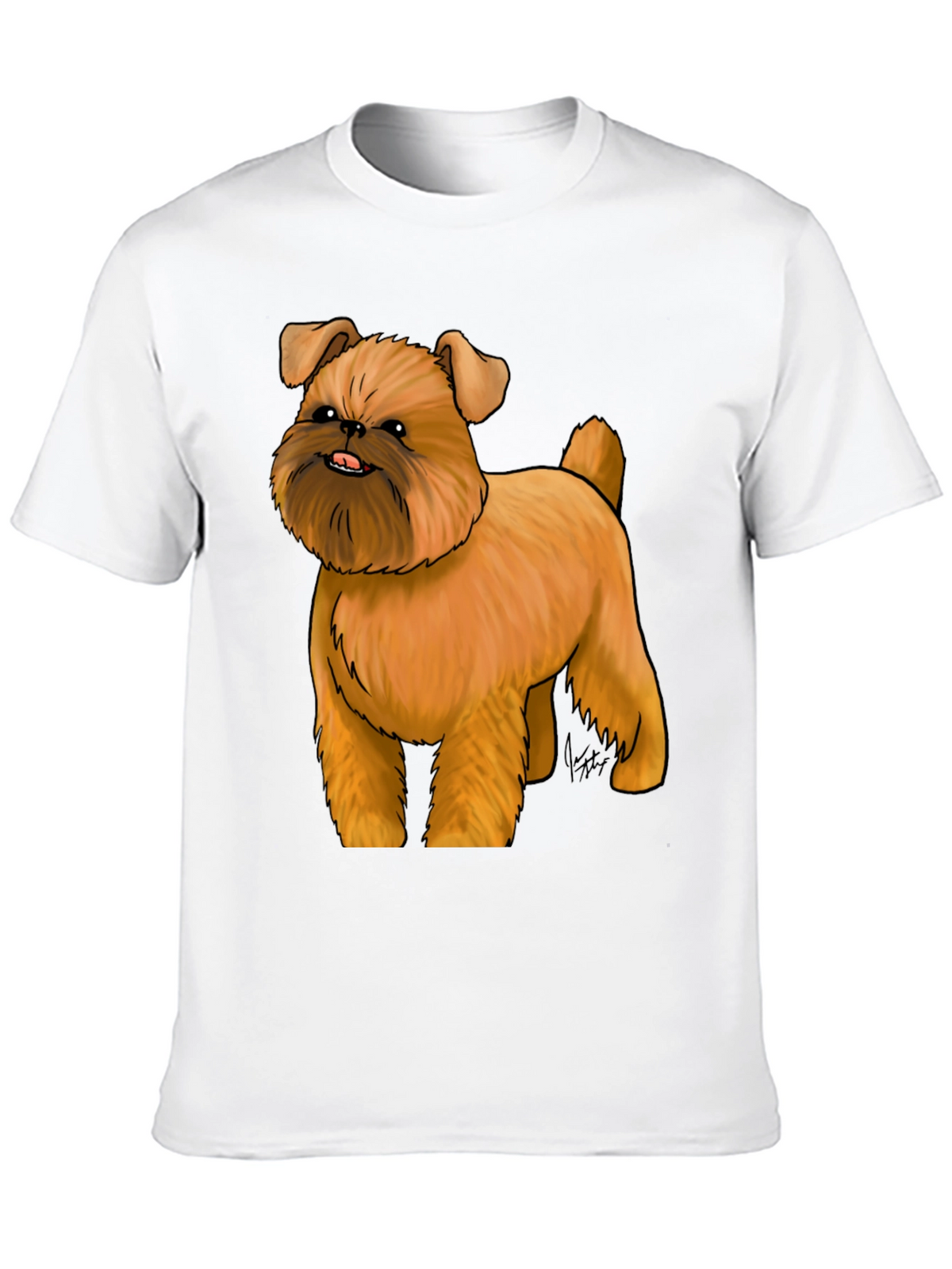 Brussels Griffon Dog Graphic T-Shirt
