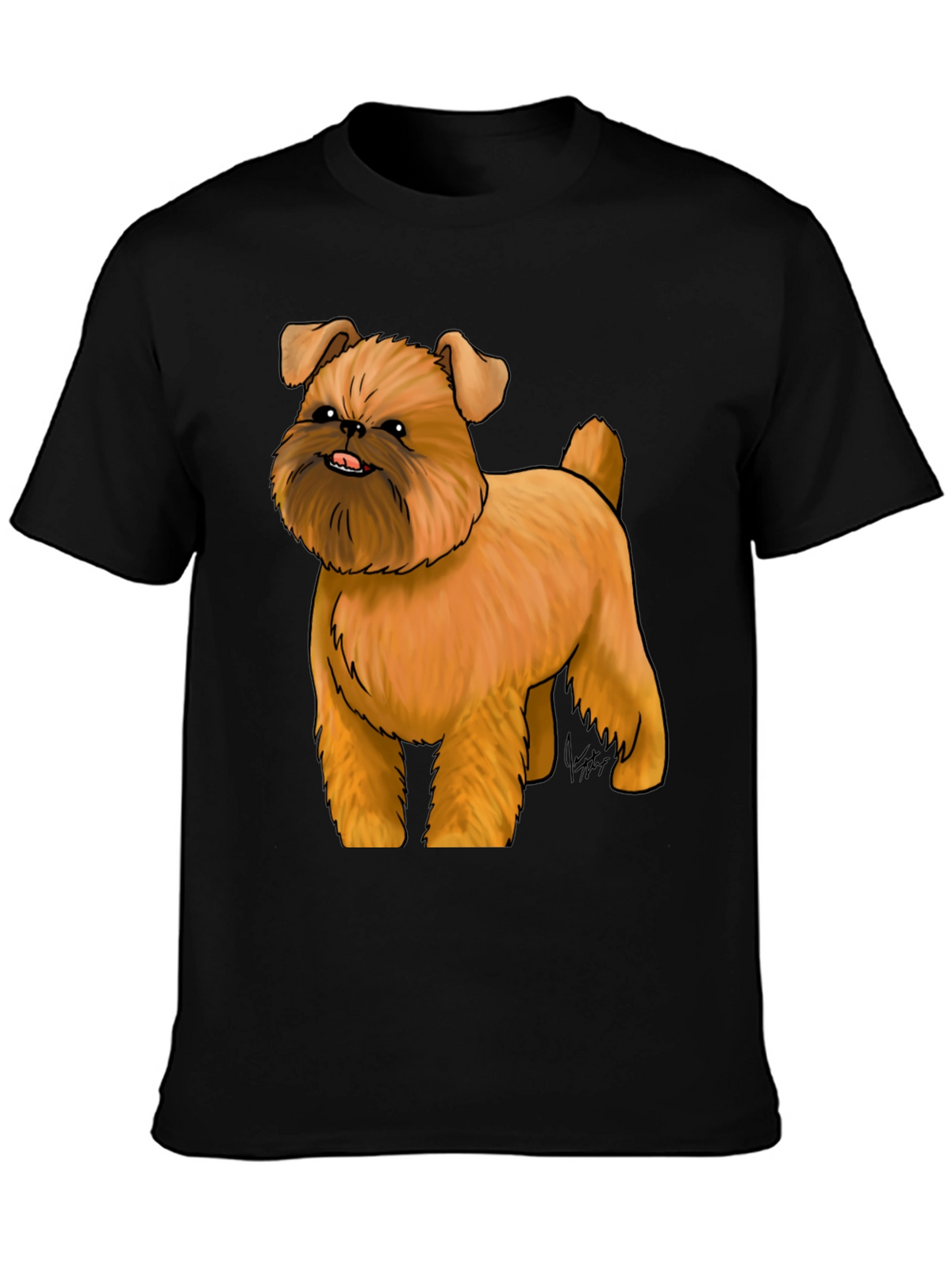 Brussels Griffon Dog Graphic T-Shirt