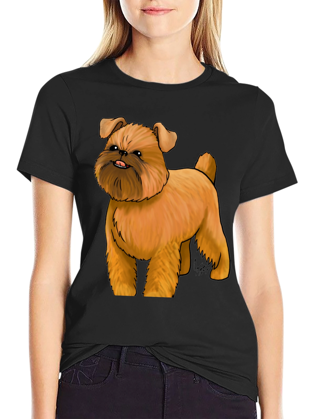 Brussels Griffon Dog Graphic T-Shirt