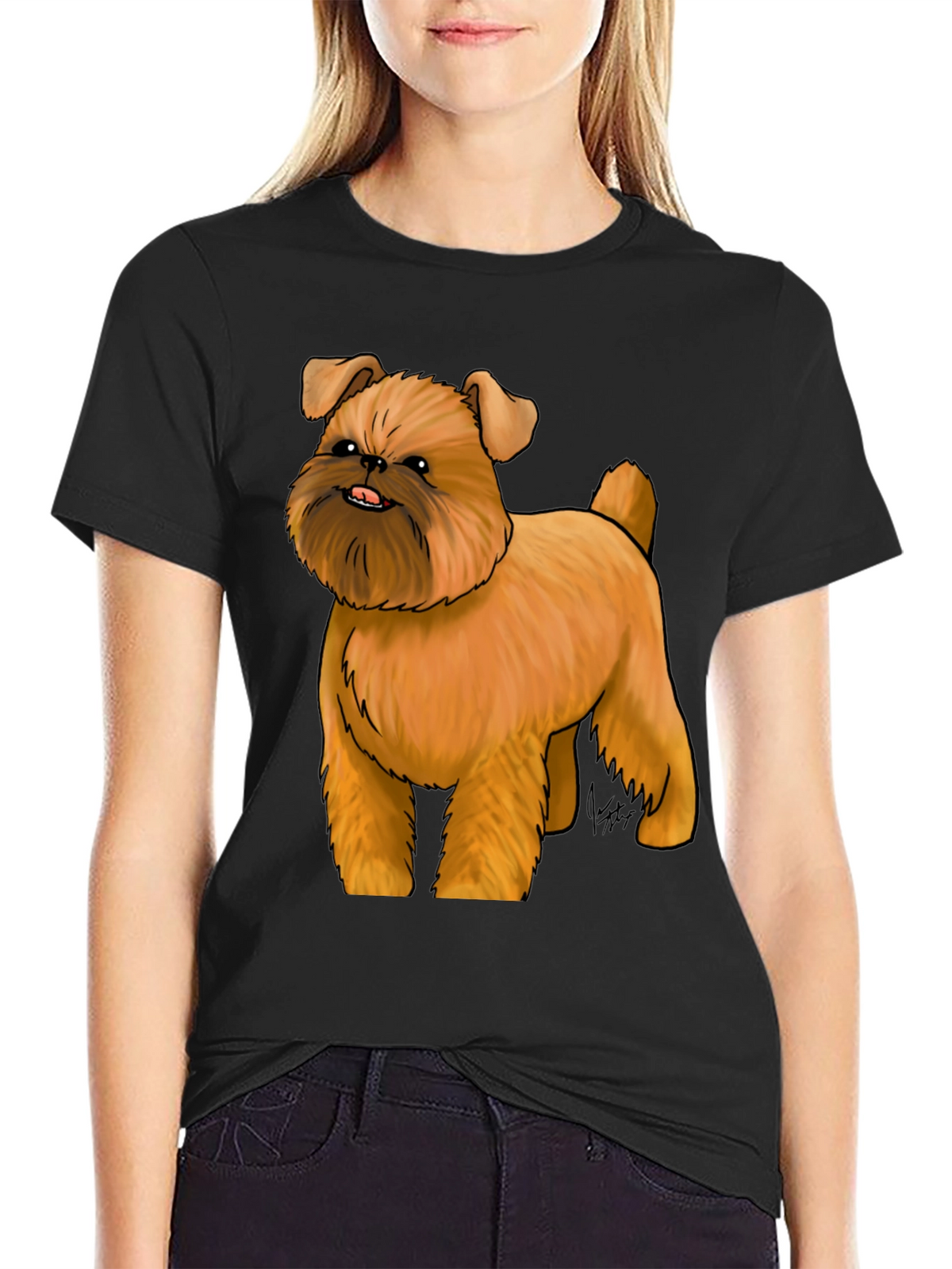 Brussels Griffon Dog Graphic T-Shirt