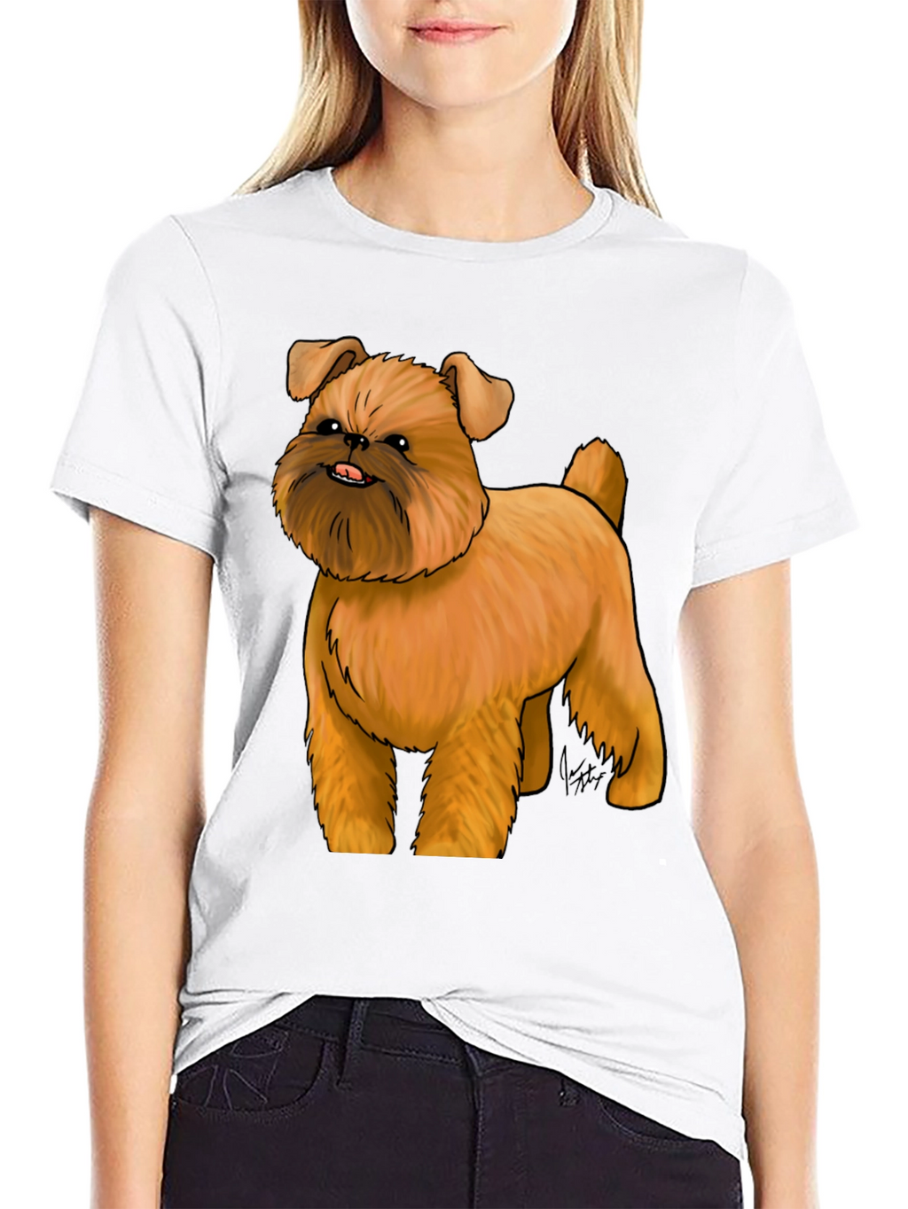 Brussels Griffon Dog Graphic T-Shirt