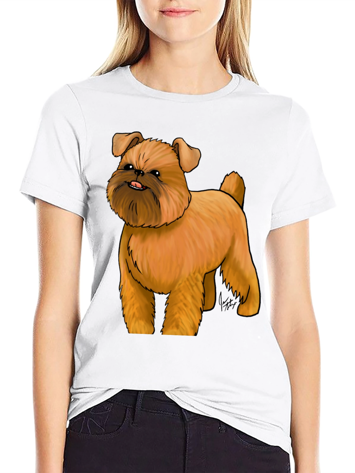 Brussels Griffon Dog Graphic T-Shirt