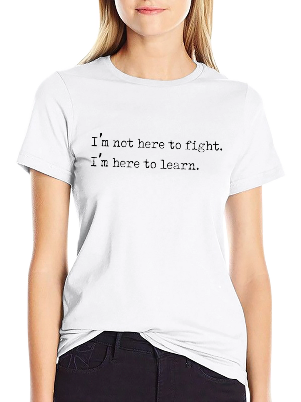 Learn Black T-Shirt: Mens Casual Education Tee