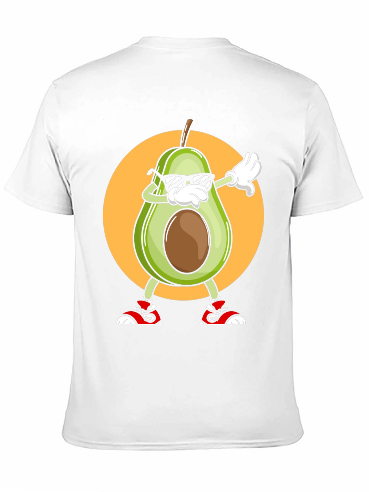 Avocado Dabbing Graphic Tee - Cool Cartoon T-Shirt