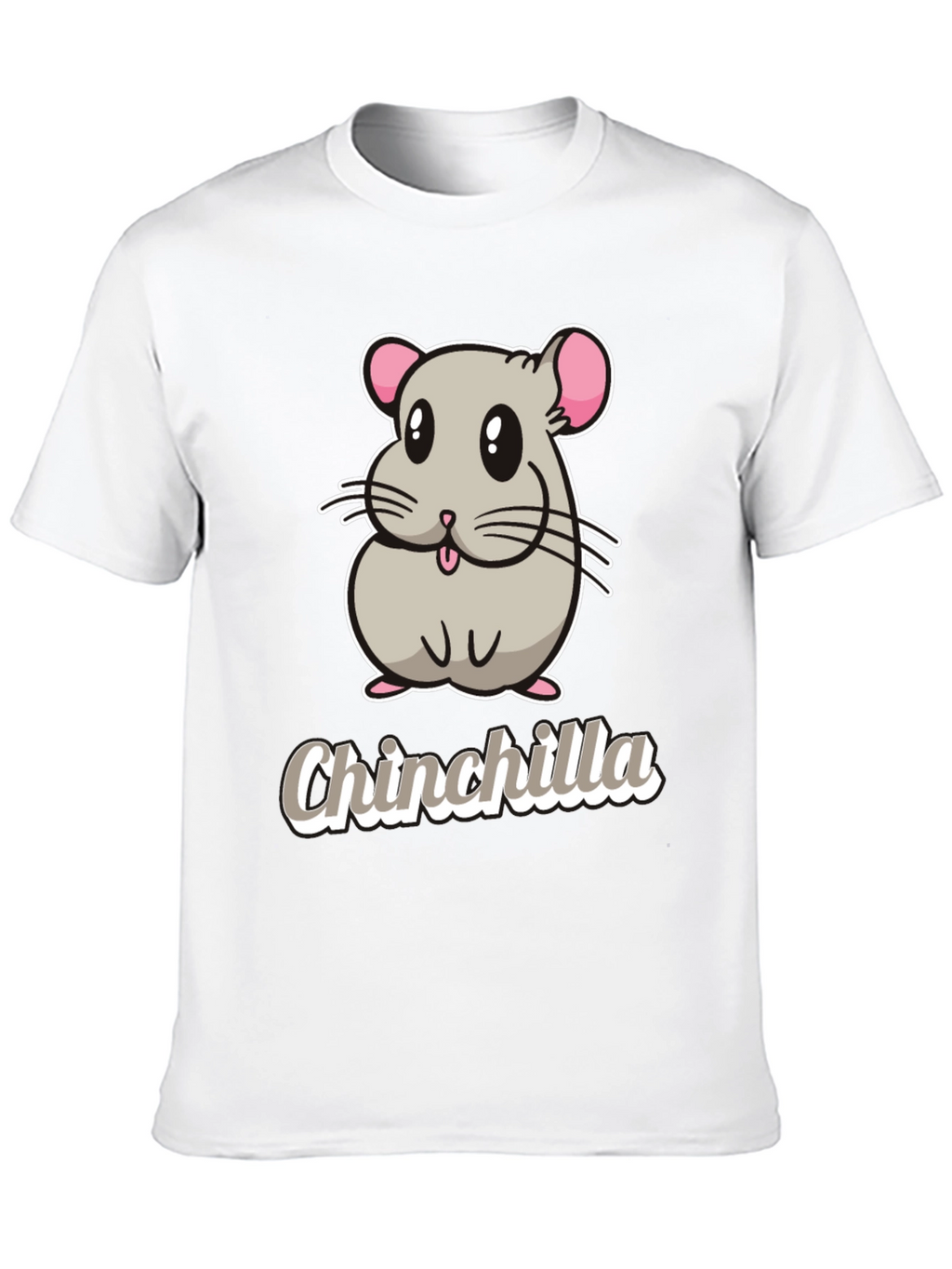 Cute Chinchilla Graphic T-Shirt - Soft Cotton Tee