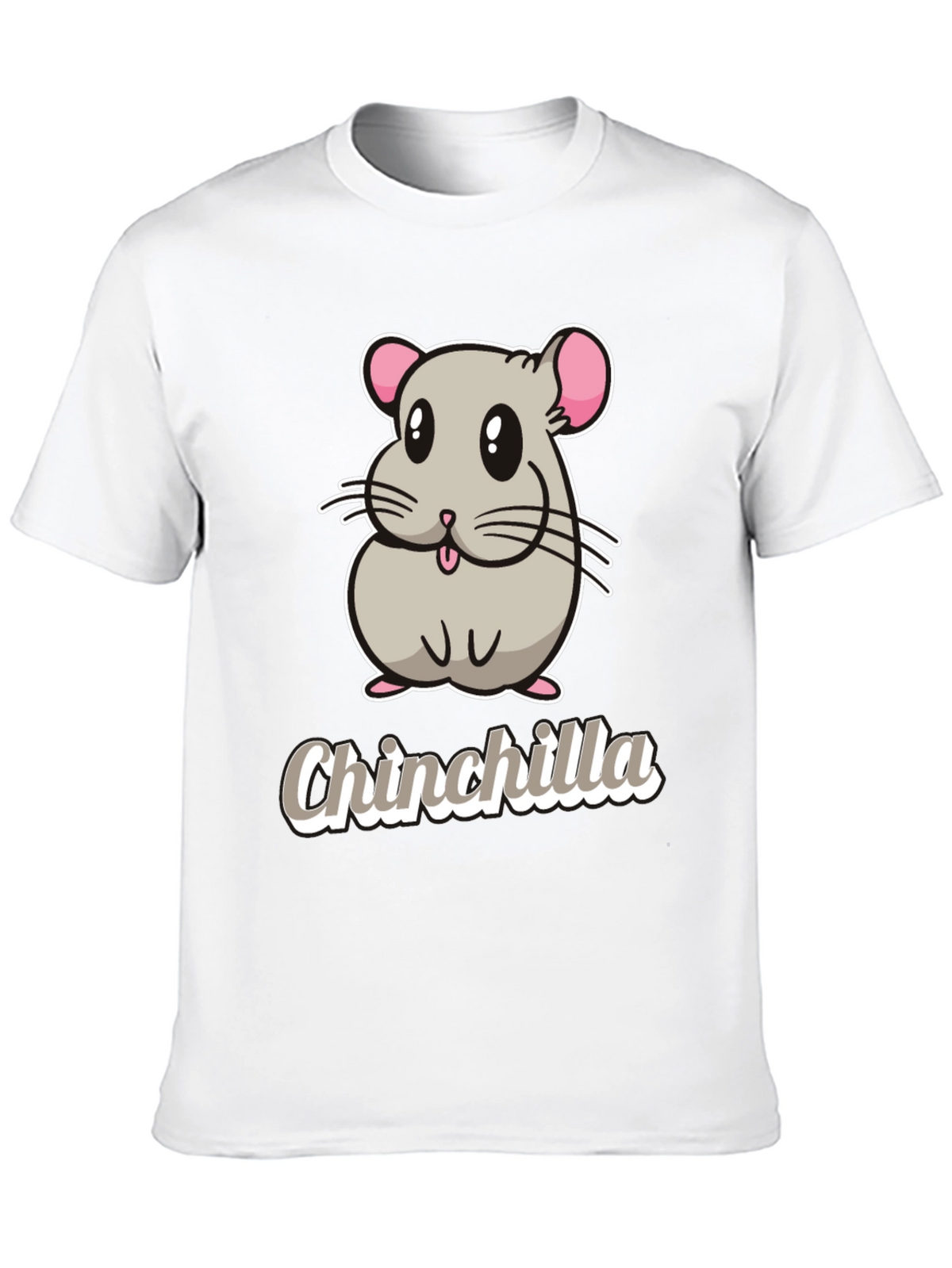 Cute Chinchilla Graphic T-Shirt - Soft Cotton Tee