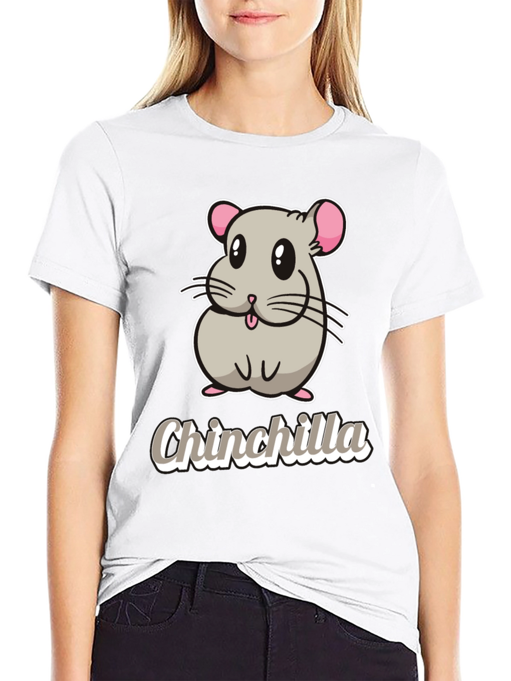 Cute Chinchilla Graphic T-Shirt - Soft Cotton Tee