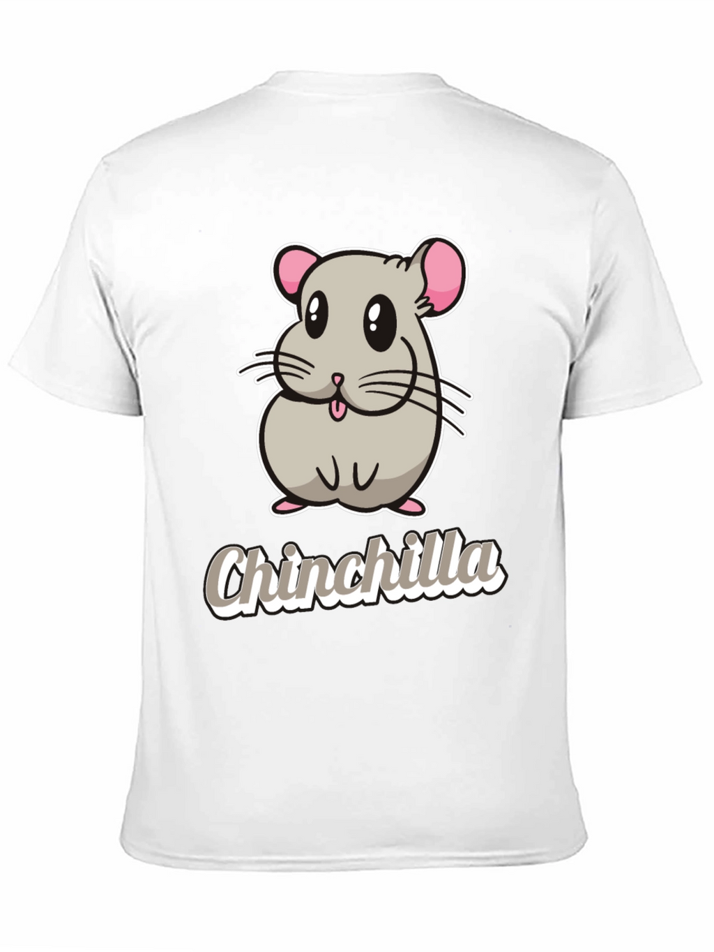 Cute Chinchilla Graphic T-Shirt - Soft Cotton Tee