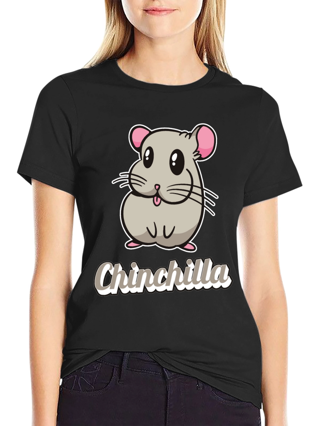 Cute Chinchilla Graphic T-Shirt - Soft Cotton Tee